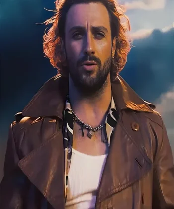 Tom Ryder The Fall Guy Brown Trench Coat