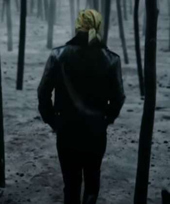 Alternative view of Kendrick Lamar All The Stars Black Shearling Jacket