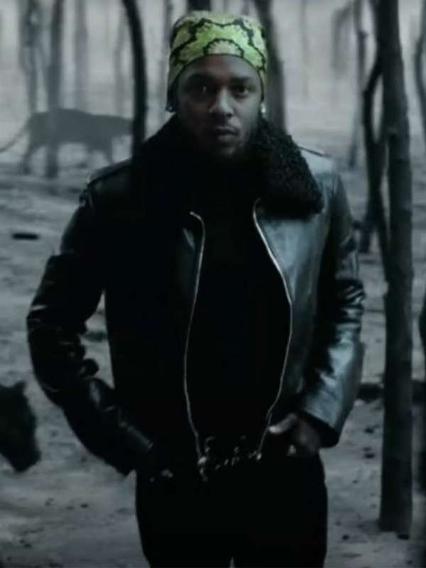 Kendrick Lamar All The Stars Shearling Jacket