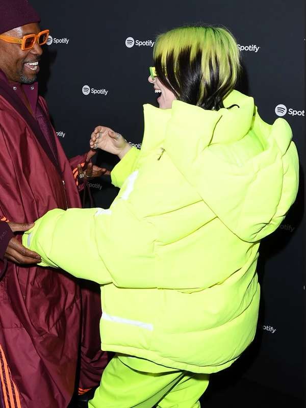 Billie Eilish LA Spotify Party Puffer Jacket
