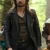 Bookworm 2024 Elijah Wood Black Leather Blazer