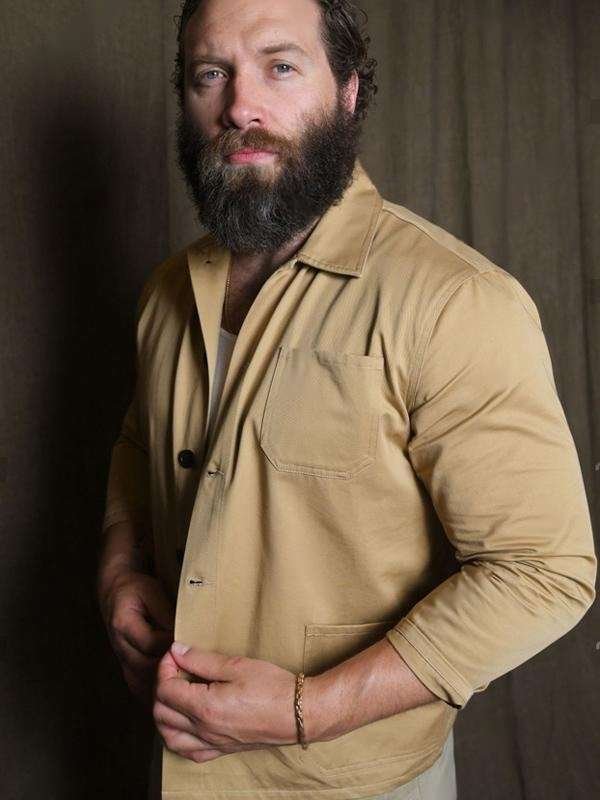 Catching Dust 2024 Jai Courtney Brown Jacket
