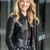 Chloë Grace Moretz Black Leather Jacket
