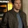 Contraband 2012 Mark Wahlberg Distressed Brown Jacket