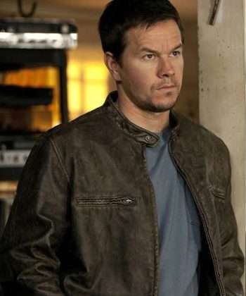 Contraband 2012 Mark Wahlberg Distressed Brown Jacket