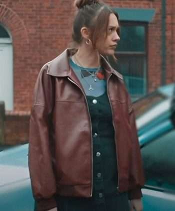 Daddy Issues S01 Gemma Bomber Leather Jacket