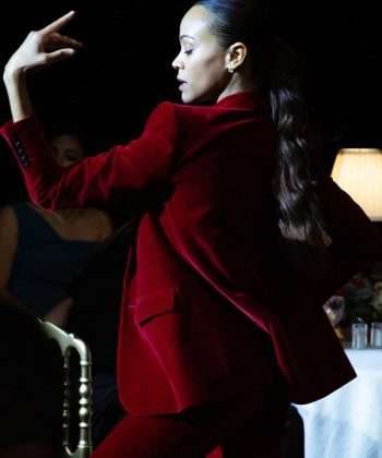 Emilia Pérez 2024 Zoe Saldana Red Blazer