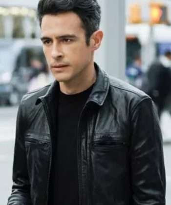 FBI S05 Stuart Scola Black Leather Jacket