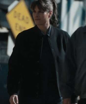 Mag­gie Bell FBI S06 Black Bomber Jacket