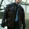 Four Brothers Mark Wahlberg Brown Leather Jacket