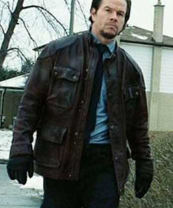 Four Brothers Mark Wahlberg Brown Leather Jacket