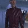 Halle Berry James Bond Die Another Day Maroon Leather Jacket