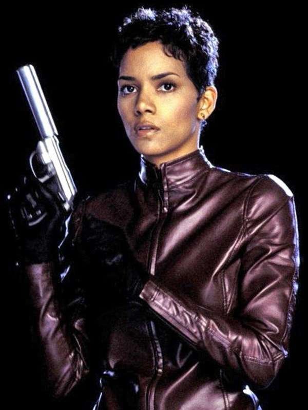 Die Another Day Halle Berry Maroon Leather Jacket
