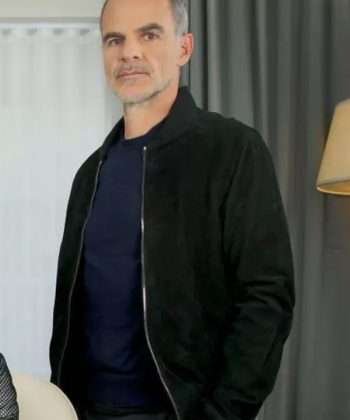 House of Cards Doug Stamper Black Bomber Jacket