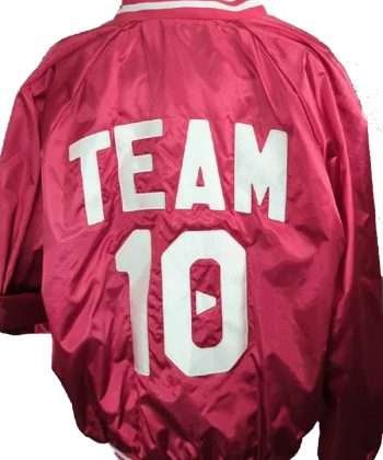 Jake Paul Team 10 Red Satin Jacket