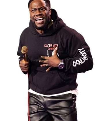 Kill Em With Comedy Kevin Hart Black Hoodie