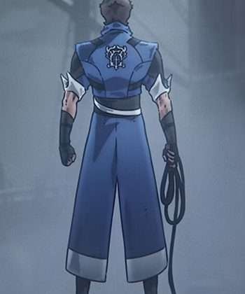 Richter Belmont Castlevania Nocturne Cosplay Blue Coat