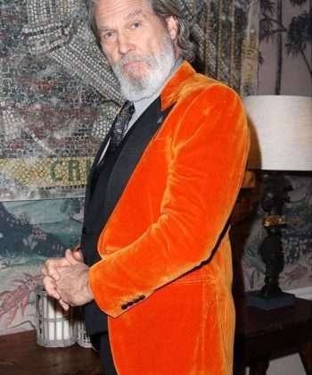 The Old Man 2024 Jeff Bridges Velvet Blazer