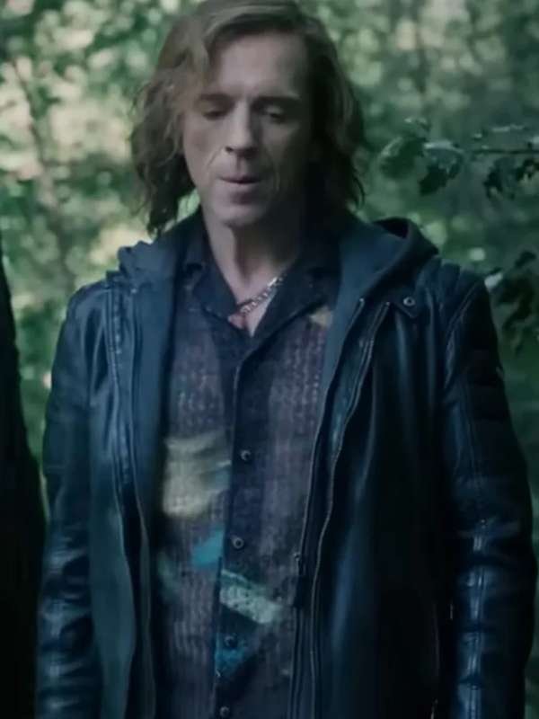 The Radleys 2024 Damian Lewis Black Leather Jacket