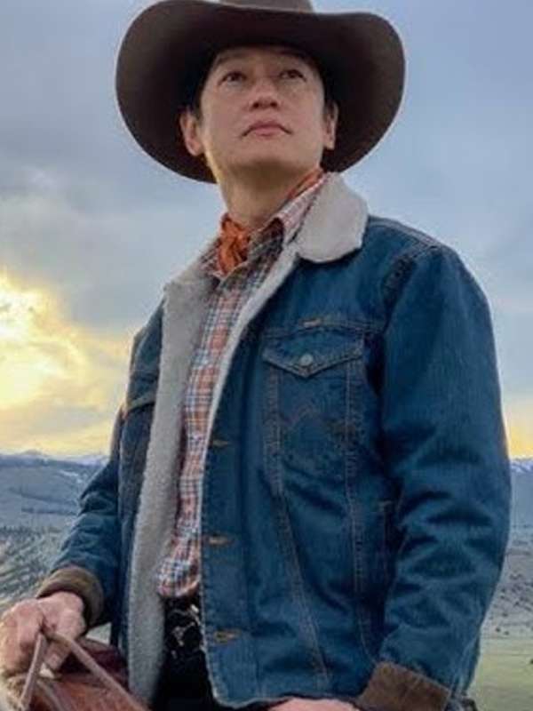 Tokyo Cowboy Movie Arata Iura Blue Denim Jacket Tokyo Cowboy Arata Iura Blue Shearling Jacket