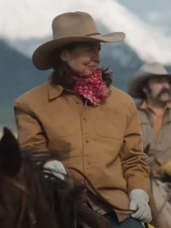 Tokyo Cowboy 2024 Robin Weigert Brown Cotton Jacket Tokyo Cowboy 2024 Robin Weigert Brown Jacket