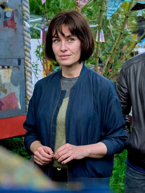 Van der Valk S02 Lucienne Hassell Blue Bomber Jacket