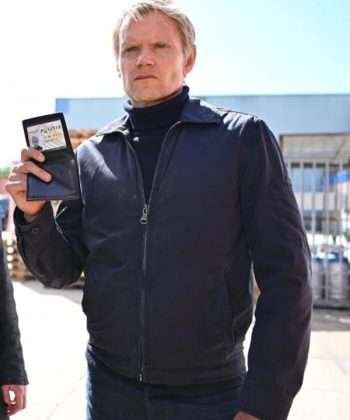 Van der Valk Season 03 Marc Warren Black Cotton Jacket