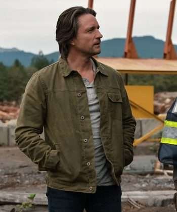 Virgin River Jack Sheridan Green Cotton Jacket