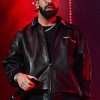 Amici Violente Drake Bomber Leather Jacket
