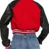 Chicago Bulls Cropped Varsity Jacket