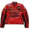 Mens Ferrari Racing Leather Jacket
