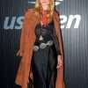 Grace Van Patten 2024 Brown Suede Leather Coat