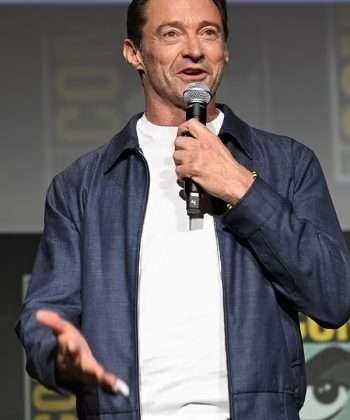 Comic-Con 2024 Hugh Jackman Blue Jacket