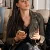 The Perfect Couple S01 Hyacinth Suede Leather Jacket