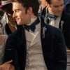 Jonathan Bailey Bridgerton S03 Black Velvet Tailcoat