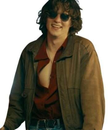 Mustard Man 2024 Albert DiCesare Brown Leather Jacket