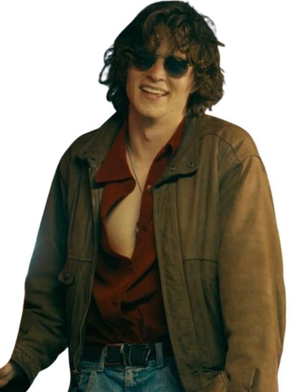 Mustard Man 2024 Albert DiCesare Brown Leather Jacket