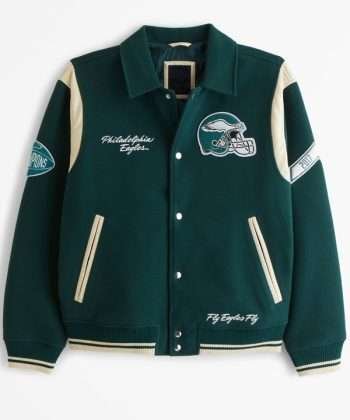 Philadelphia Eagles Green Varsity Jacket