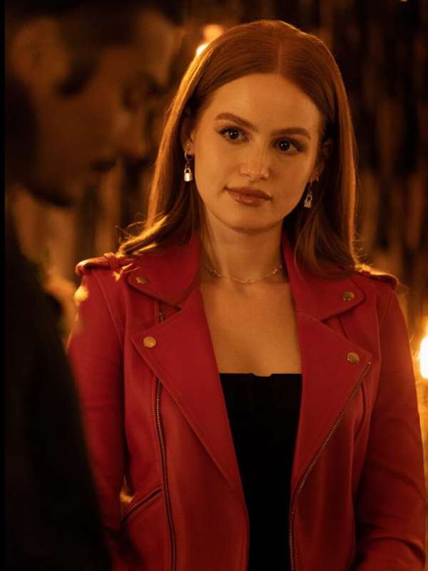 Riverdale S06 Cheryl Blossom Red Biker Leather Jacket