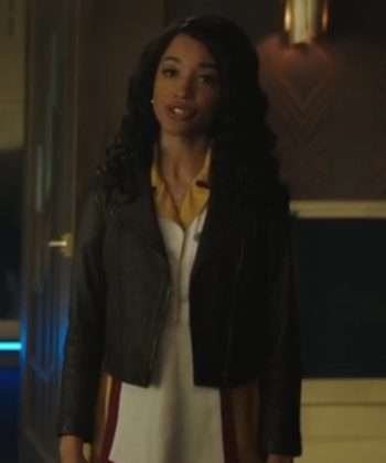Riverdale S06 Tabitha Tate Black Leather Jacket