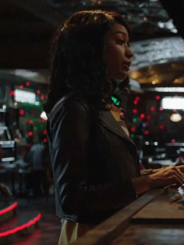 Riverdale S06 Tabitha Tate Black Biker Leather Jacket