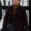 Slow Horses S03 Diana Taverner Maroon Coat