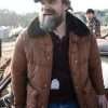 Stranger Things Jim Hopper Brown Shearling Jacket