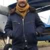 Yuri Ismaylov Stranger Things Blue Shearling Jacket