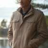 Sullivan’s Crossing S02 Cal Jones Beige Cotton Jacket