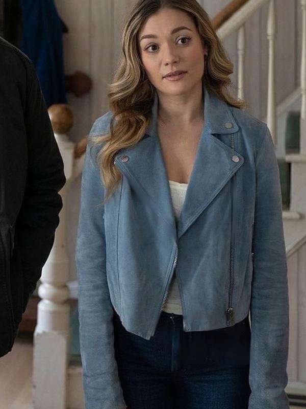 Sullivan’s Crossing S02 Lola Gunderson Suede Leather Jacket