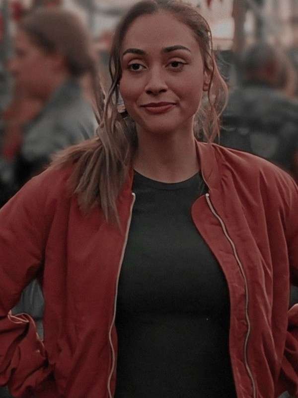The 100 S07 Raven Reyes Bomber Jacket