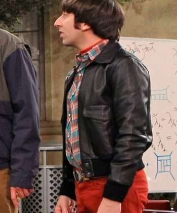 The Big Bang Theory S08 Howard Wolowitz Black Bomber Jacket