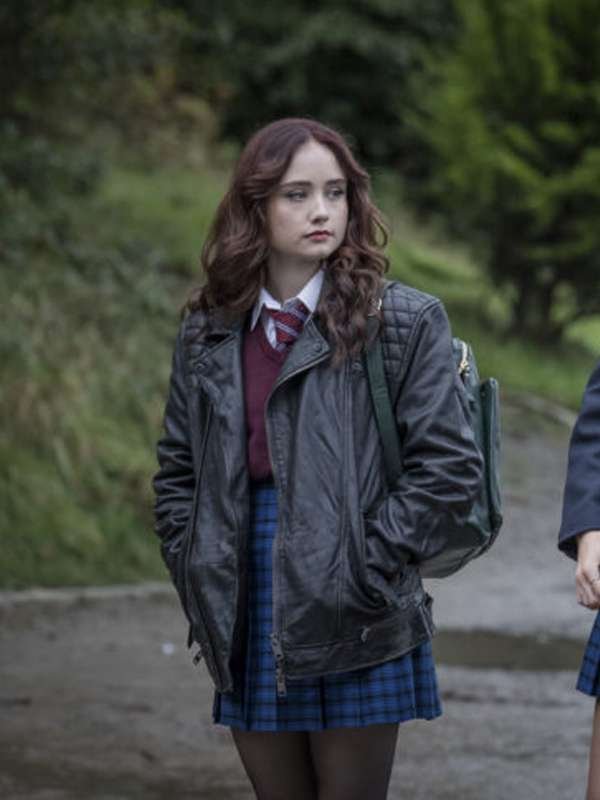 The Jetty 2024 Hannah Black Leather Jacket