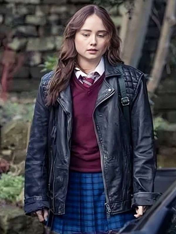 The Jetty S01 Hannah Black Leather Jacket